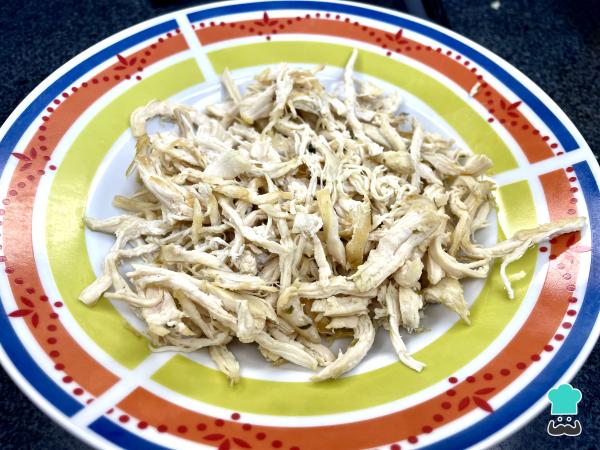 Recette de Salpicón de poulet aux légumes - Étape 1