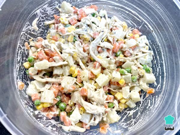 Recette de Salpicón de poulet aux légumes - Étape 4