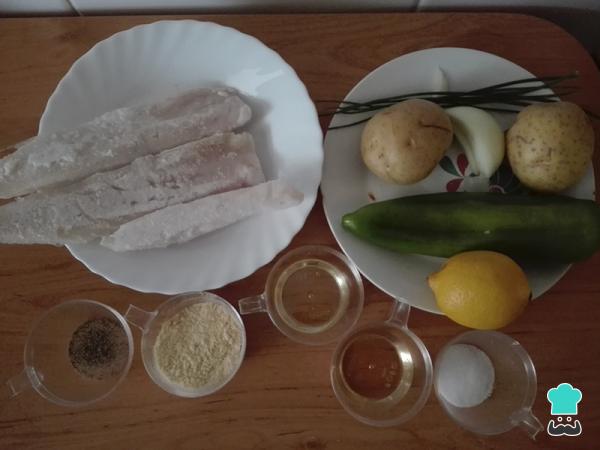 Recette de Merlu au Four au Citron et au Vin - Étape 1