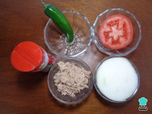 Recette de thon mexicain mijoté - Étape 1