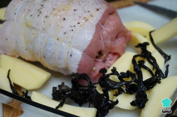 Recette de longe farcie au four pour Noël - Étape 5