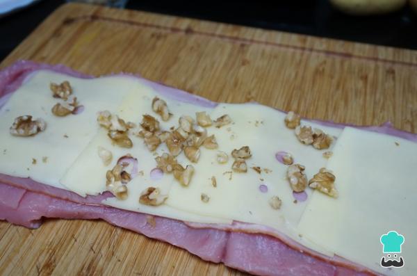 Recette de longe farcie au four pour Noël - Étape 3