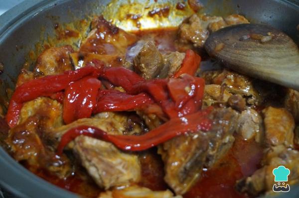 Recette Côtes de porc à la riojana - Étape 6