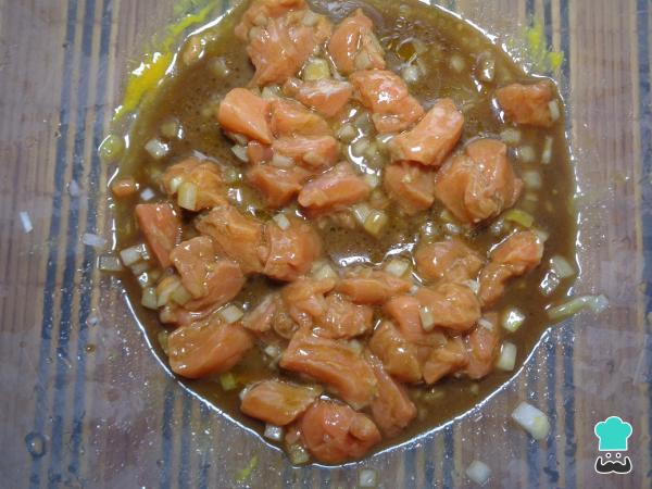 Recette du Tartare de Saumon à l'Avocat et à la Mangue - Étape 4