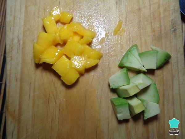 Recette Tartare de Saumon à l'Avocat et à la Mangue - Étape 6