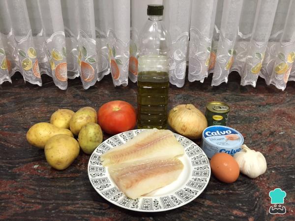 Recette de Salade de pommes de terre et morue - Étape 1