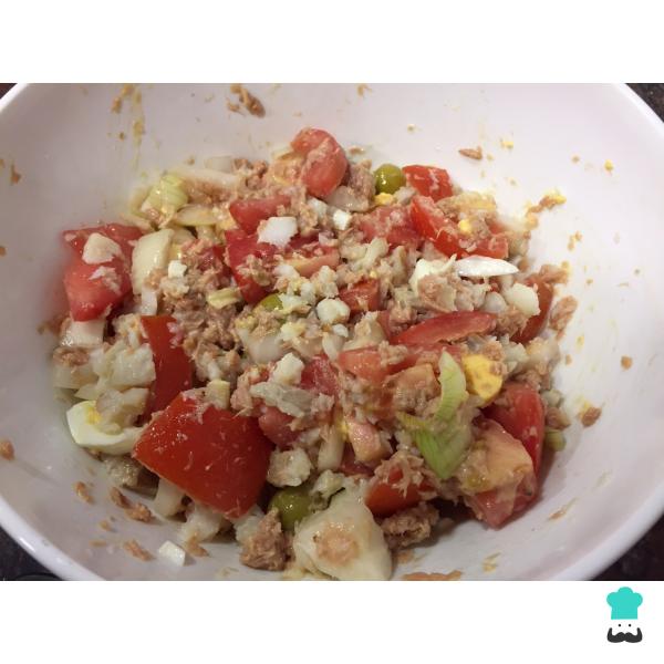 Recette de salade de pommes de terre et de morue - Étape 8