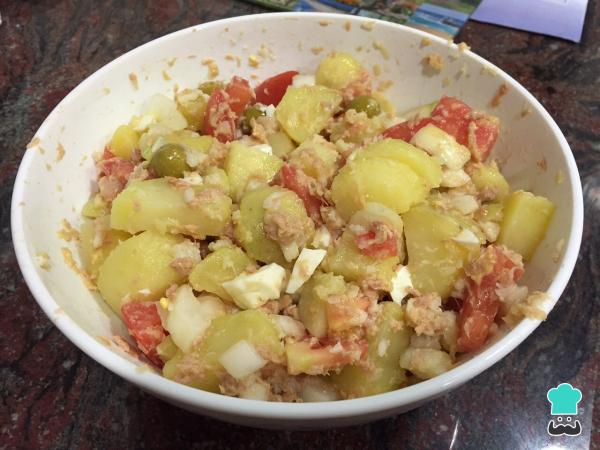 Recette de salade de pommes de terre et de morue - Étape 9