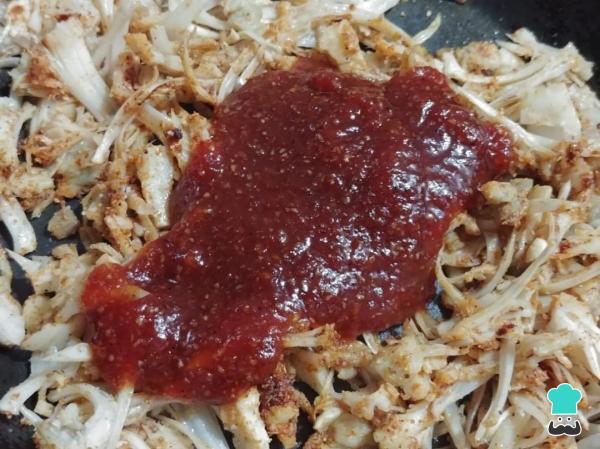 Recette de viande de champignons végétalienne - Étape 5