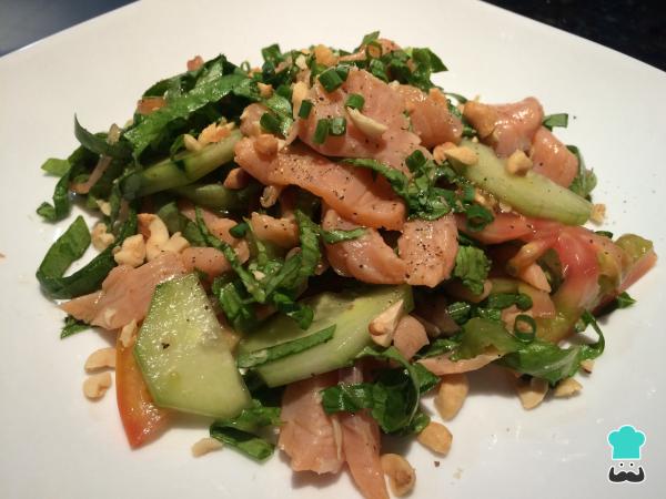 Recette de salade de saumon et concombre - Étape 6