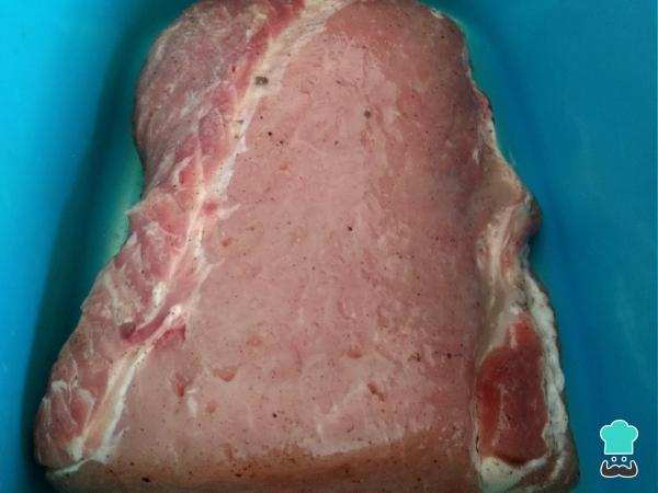 Recette de longe de porc marinée - Étape 1