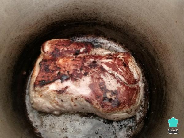 Recette de longe de porc marinée - Étape 2