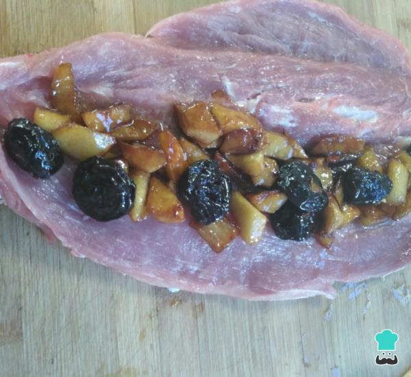 Recette de surlonge farcie aux pommes - Étape 3