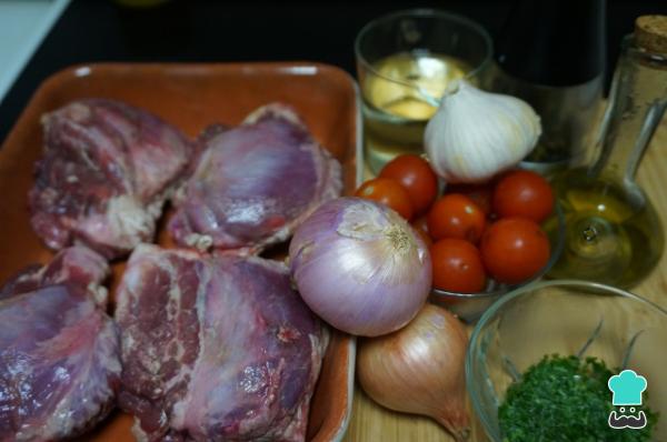 Recette de joues de porc au four - Étape 1