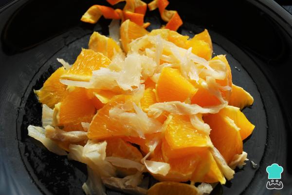 Recette de salade de morue et d'orange - Étape 6
