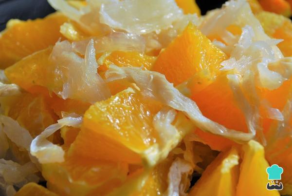 Recette de salade de morue et d'orange - Étape 5