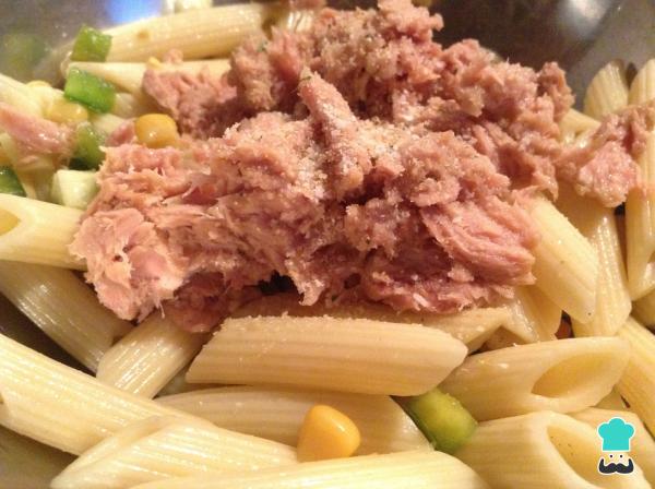 Recette de salade de pâtes au thon et légumes - Étape 6