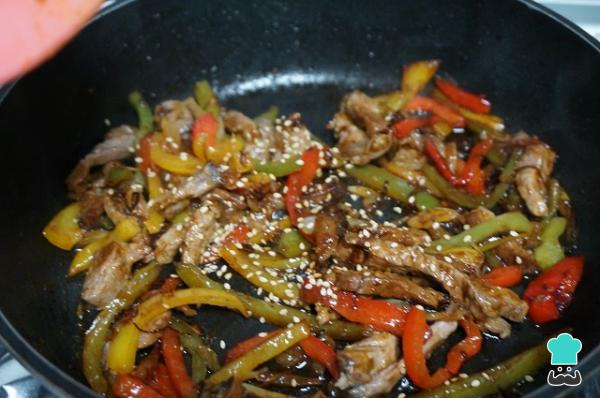 Recette de bœuf sauté à la chinoise – Étape 6