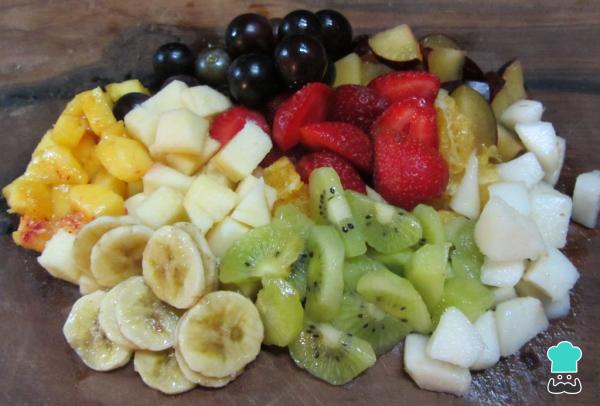 Recette de salade de fruits de Noël - Étape 2