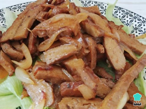 Recette Seitan à l'oignon aigre-doux - Étape 5