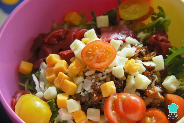 Recette de salade de carpaccio de bœuf - Étape 6
