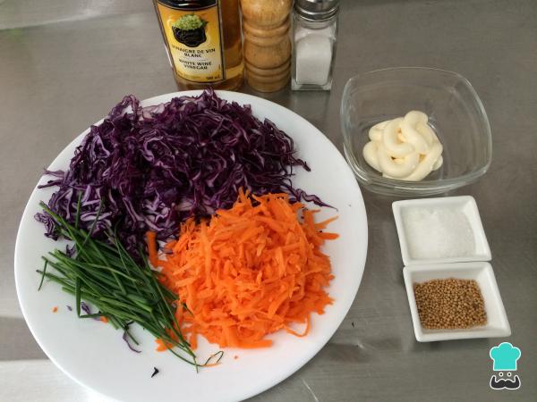 Recette de salade de chou américaine - Étape 1