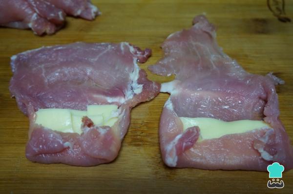 Recette de Rouleaux de Longe au Fromage - Étape 3