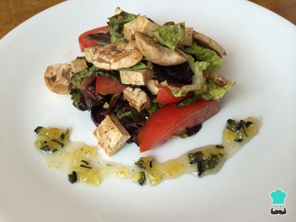 Recette de Salade de tofu et confiture de courgettes - Étape 5