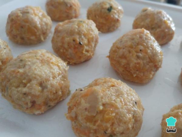Recette de boulettes de viande végétaliennes à la citrouille - Étape 6