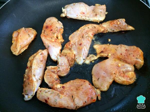 Recette de salade de poulet cajun – Étape 4