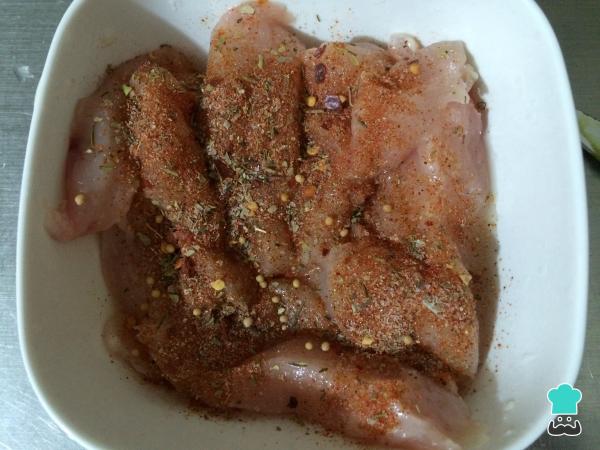 Recette de salade de poulet cajun – Étape 3