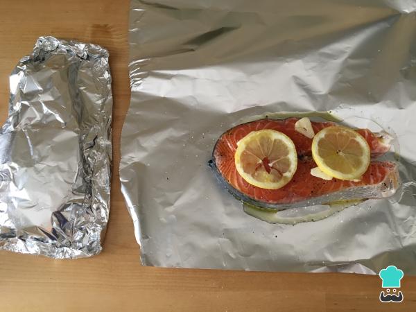 Recette de Saumon en papillote aux pommes de terre - Étape 5