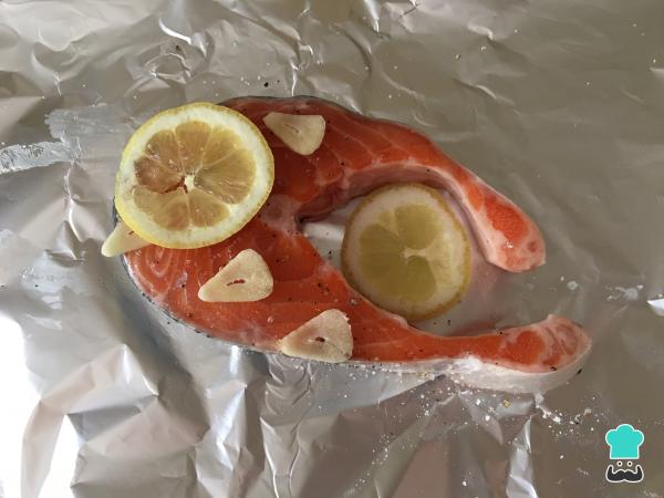 Recette de Saumon en papillote aux pommes de terre - Étape 4