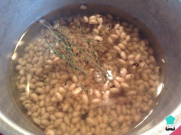 Recette de salade de haricots blancs et rouges - Étape 3