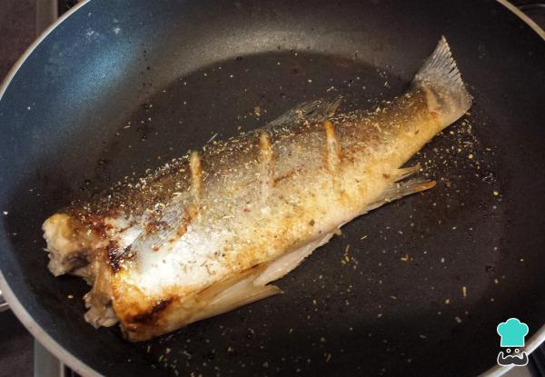 Recette de bar entier grillé - Étape 4