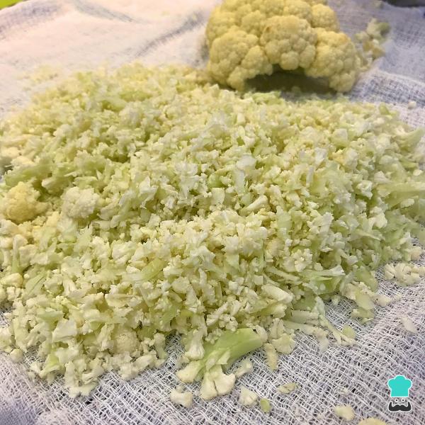 Recette de boulettes de chou-fleur - Étape 1