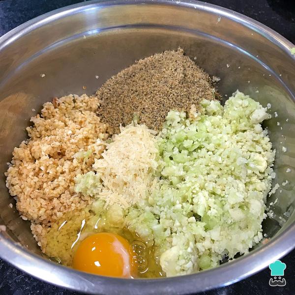 Recette de boulettes de chou-fleur – Étape 3
