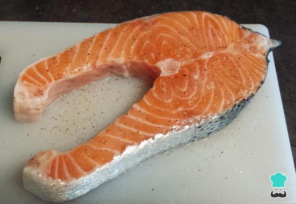 Recette de saumon à la sauce soja et au miel - Étape 1