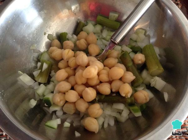Recette de salade de pois chiches cuites - Étape 6