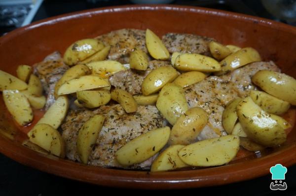 Recette de Côtes levées marinées aux pommes de terre au four - Étape 6