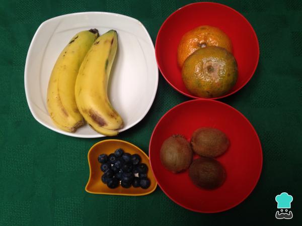 Recette de salade de fruits pour les enfants - Étape 1