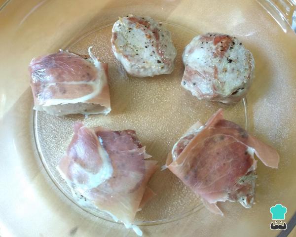 Recette de filet de porc enveloppé de bacon au four - Étape 3