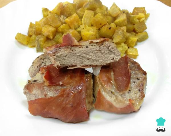 Recette de filet de porc enveloppé de bacon au four - Étape 4