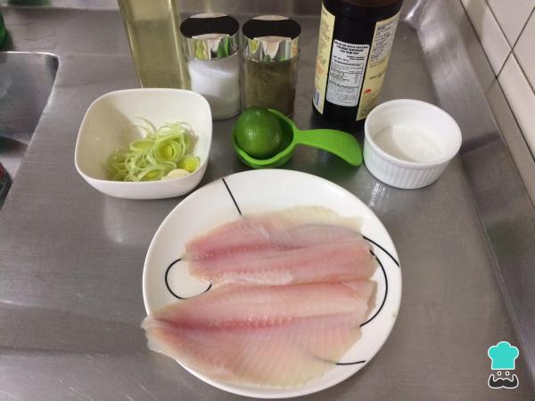 Recette de poisson à la sauce soja - Étape 1