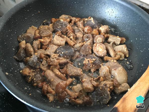 Recette de thon sauce aux champignons - Étape 3