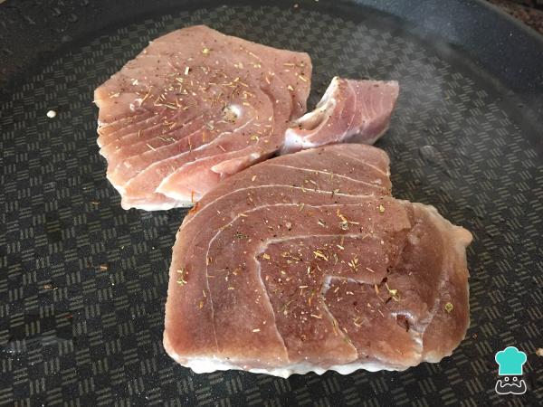 Recette de thon sauce aux champignons - Étape 4