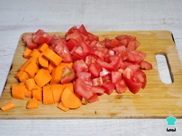 Recette de Nouilles Rouges au Poulet - Étape 3