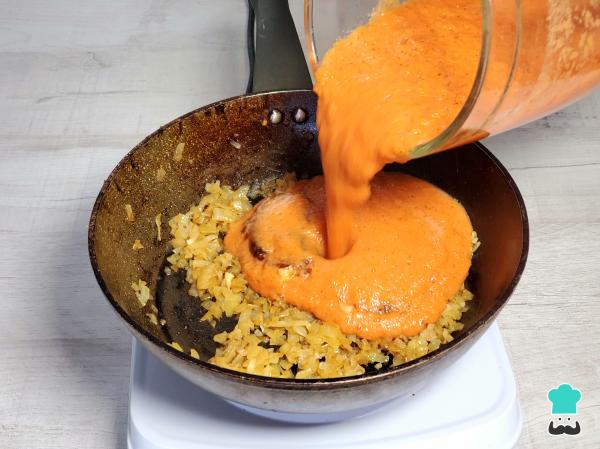 Recette de Nouilles Rouges au Poulet - Étape 5