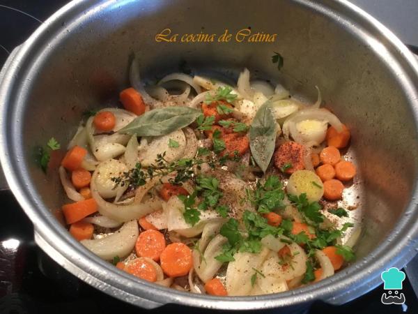 Recette de Queue de Bœuf aux Pommes de Terre Compotées - Étape 3