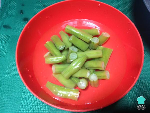 Recette de salade de haricots verts et pommes de terre. - Étape 4